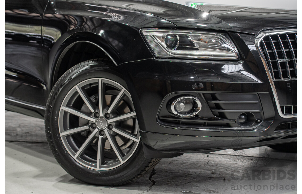 5/2016 Audi Q5 2.0 TDI Quattro (AWD) 8R MY16 4d Wagon Myth Black Metallic Turbo Diesel 2.0L
