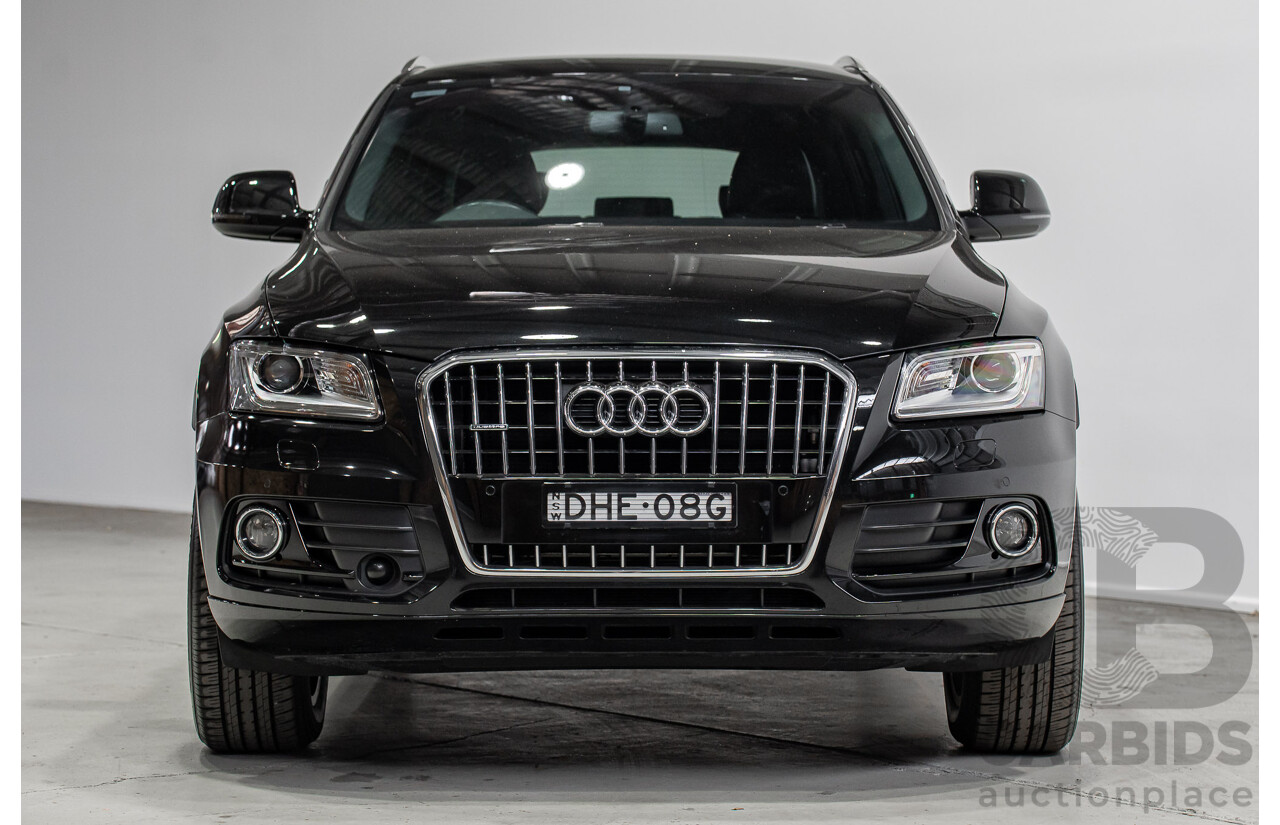 5/2016 Audi Q5 2.0 TDI Quattro (AWD) 8R MY16 4d Wagon Myth Black Metallic Turbo Diesel 2.0L