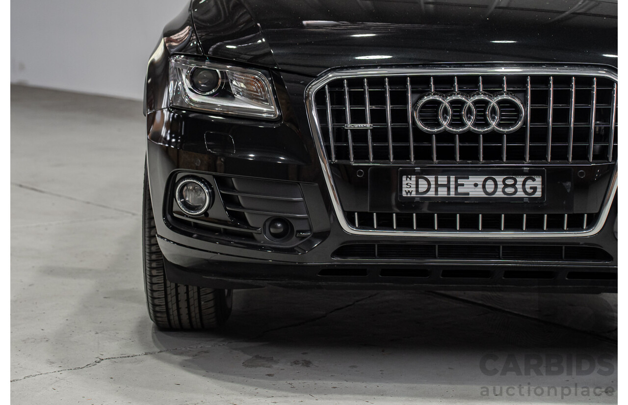 5/2016 Audi Q5 2.0 TDI Quattro (AWD) 8R MY16 4d Wagon Myth Black Metallic Turbo Diesel 2.0L