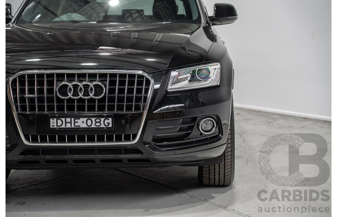 5/2016 Audi Q5 2.0 TDI Quattro (AWD) 8R MY16 4d Wagon Myth Black Metallic Turbo Diesel 2.0L