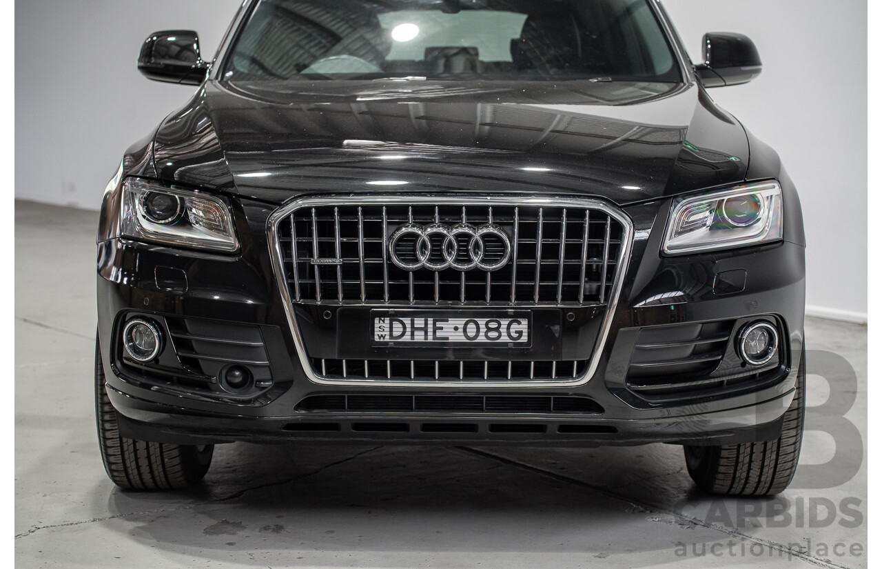 5/2016 Audi Q5 2.0 TDI Quattro (AWD) 8R MY16 4d Wagon Myth Black Metallic Turbo Diesel 2.0L