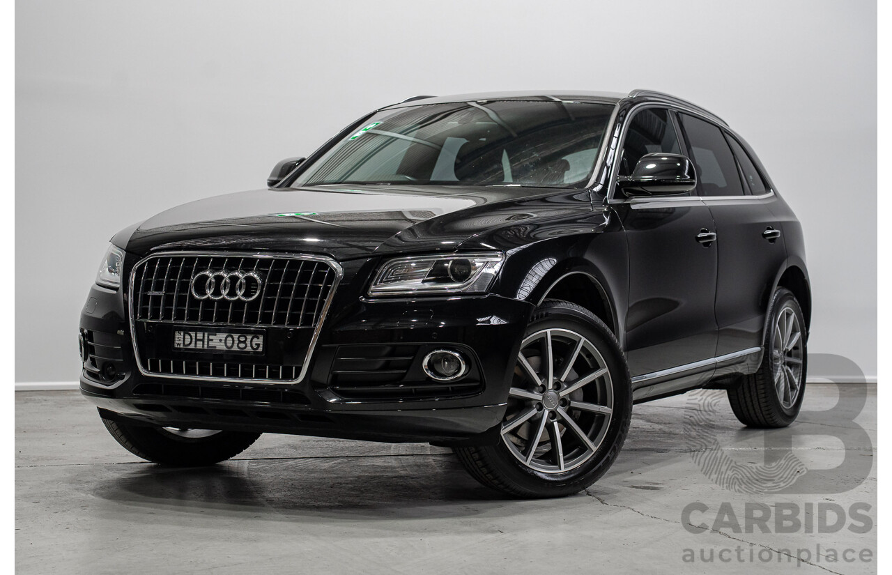 5/2016 Audi Q5 2.0 TDI Quattro (AWD) 8R MY16 4d Wagon Myth Black Metallic Turbo Diesel 2.0L