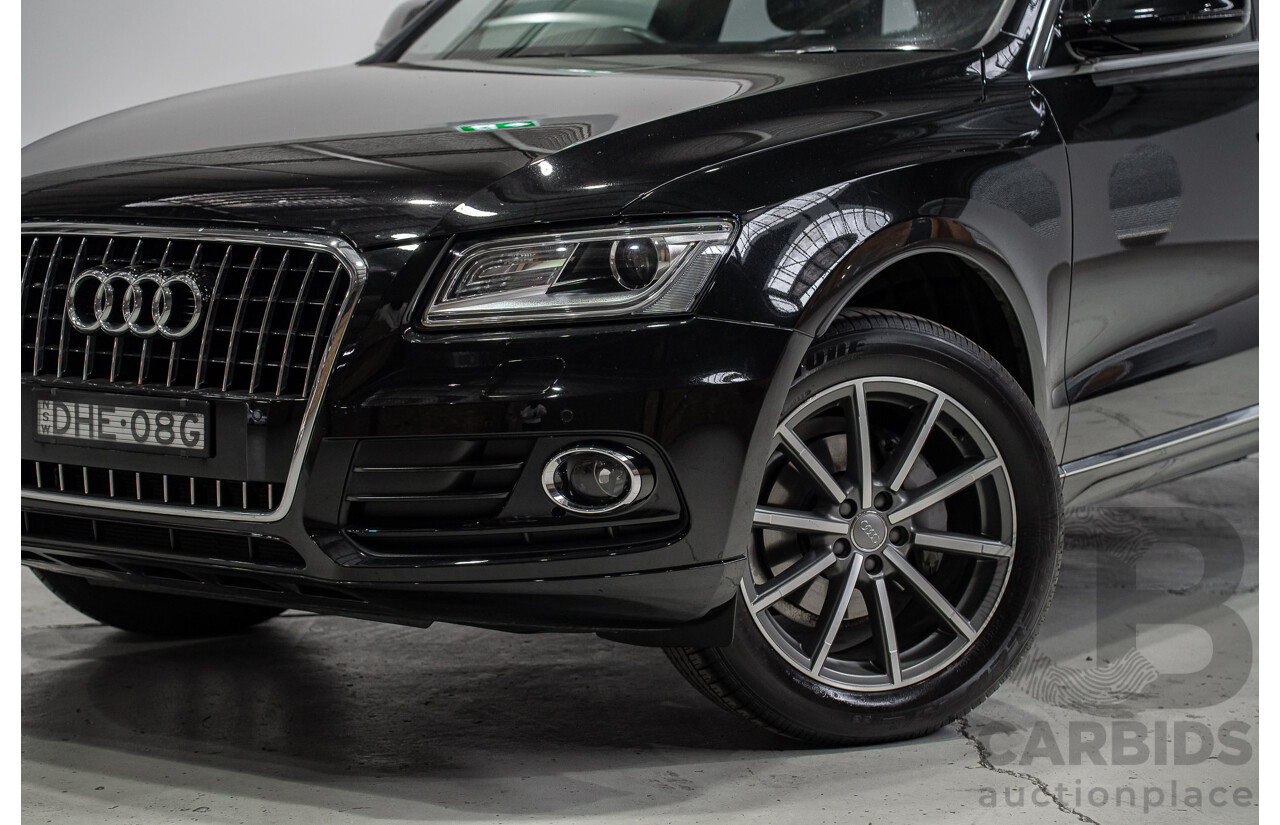 5/2016 Audi Q5 2.0 TDI Quattro (AWD) 8R MY16 4d Wagon Myth Black Metallic Turbo Diesel 2.0L