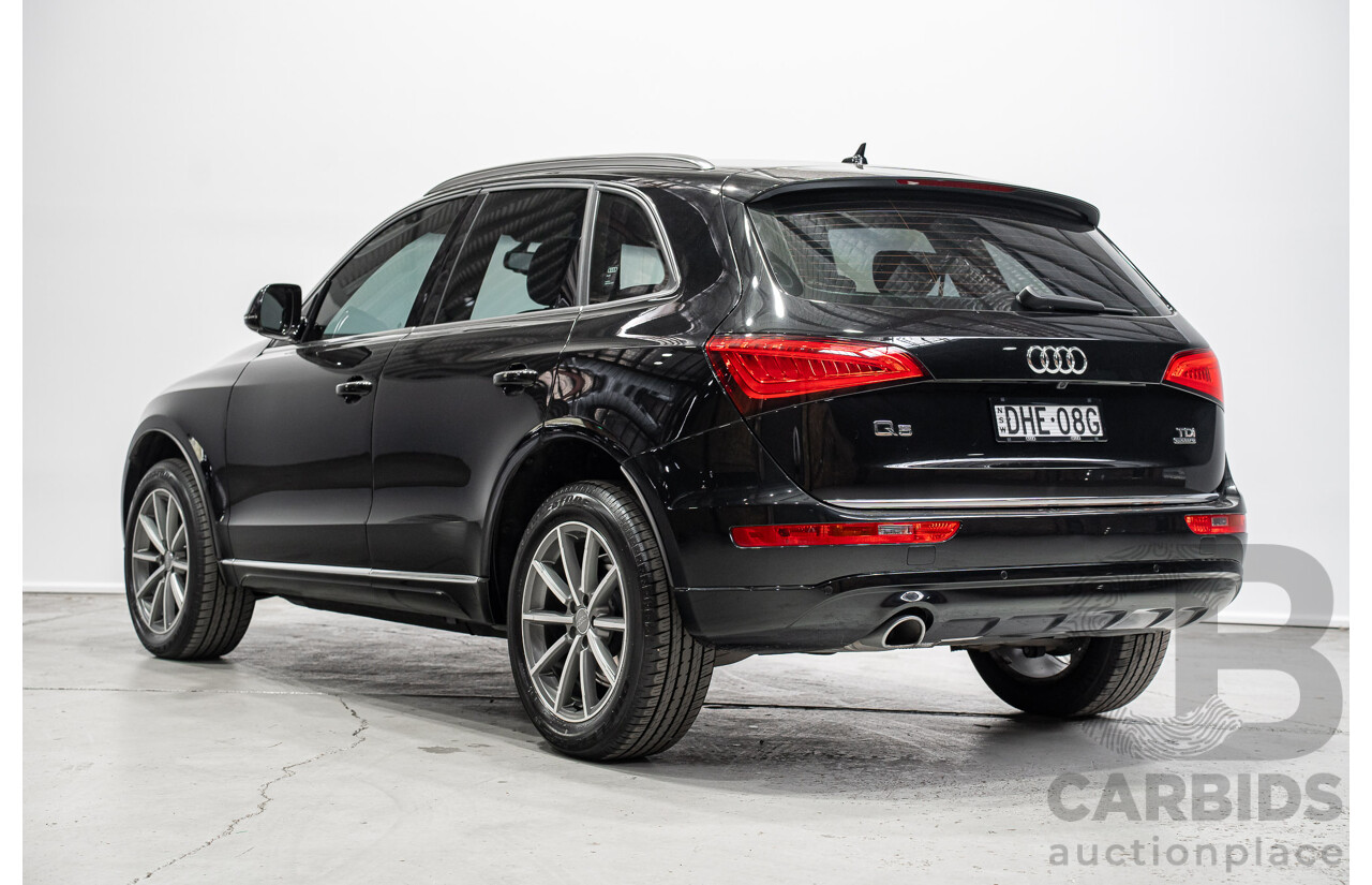 5/2016 Audi Q5 2.0 TDI Quattro (AWD) 8R MY16 4d Wagon Myth Black Metallic Turbo Diesel 2.0L