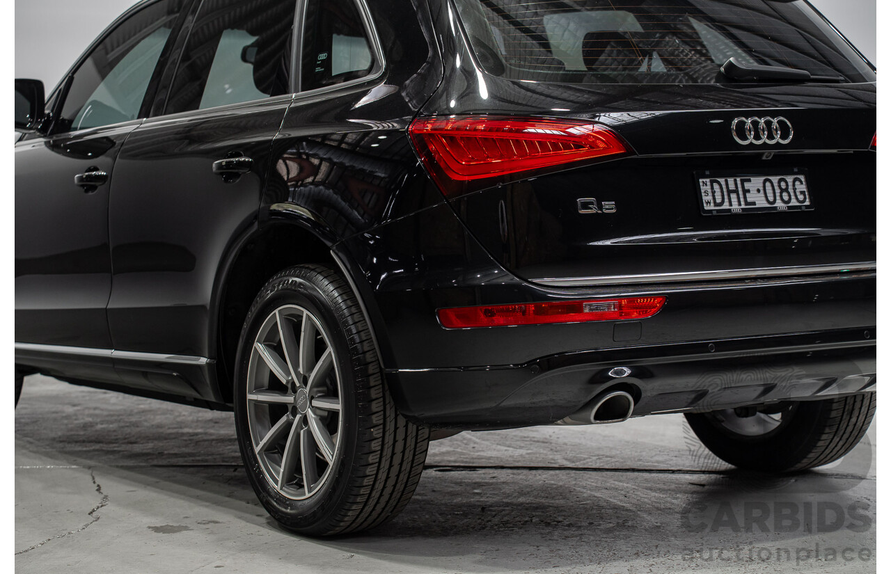 5/2016 Audi Q5 2.0 TDI Quattro (AWD) 8R MY16 4d Wagon Myth Black Metallic Turbo Diesel 2.0L