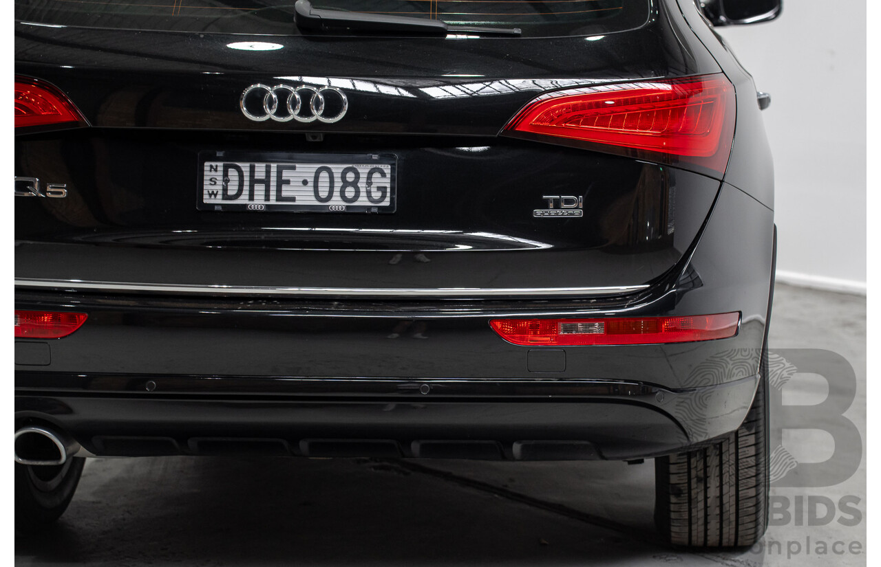 5/2016 Audi Q5 2.0 TDI Quattro (AWD) 8R MY16 4d Wagon Myth Black Metallic Turbo Diesel 2.0L