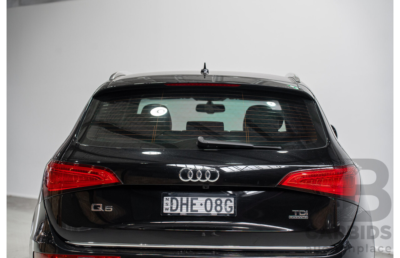 5/2016 Audi Q5 2.0 TDI Quattro (AWD) 8R MY16 4d Wagon Myth Black Metallic Turbo Diesel 2.0L