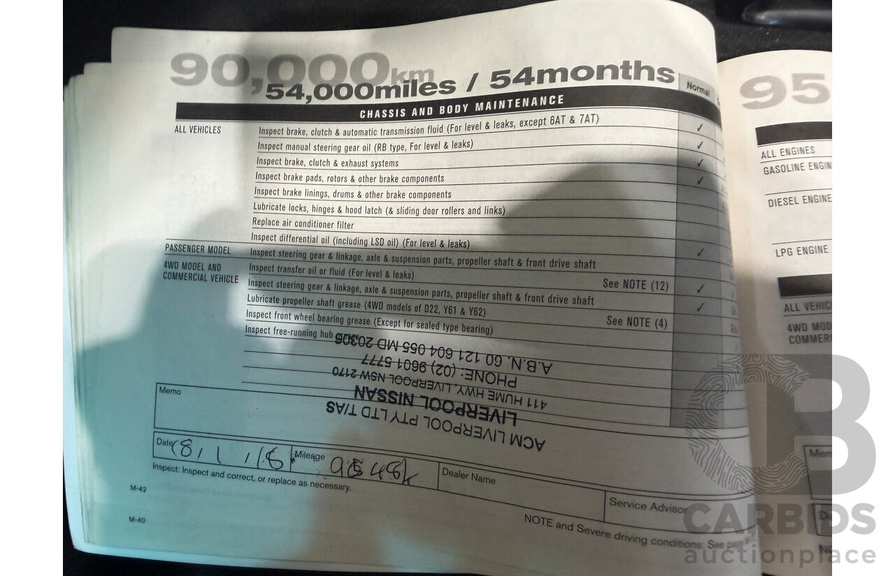 10/2013 Nissan Pathfinder ST (4x4) R52 4d Wagon Gold V6 3.5L - 7 Seater