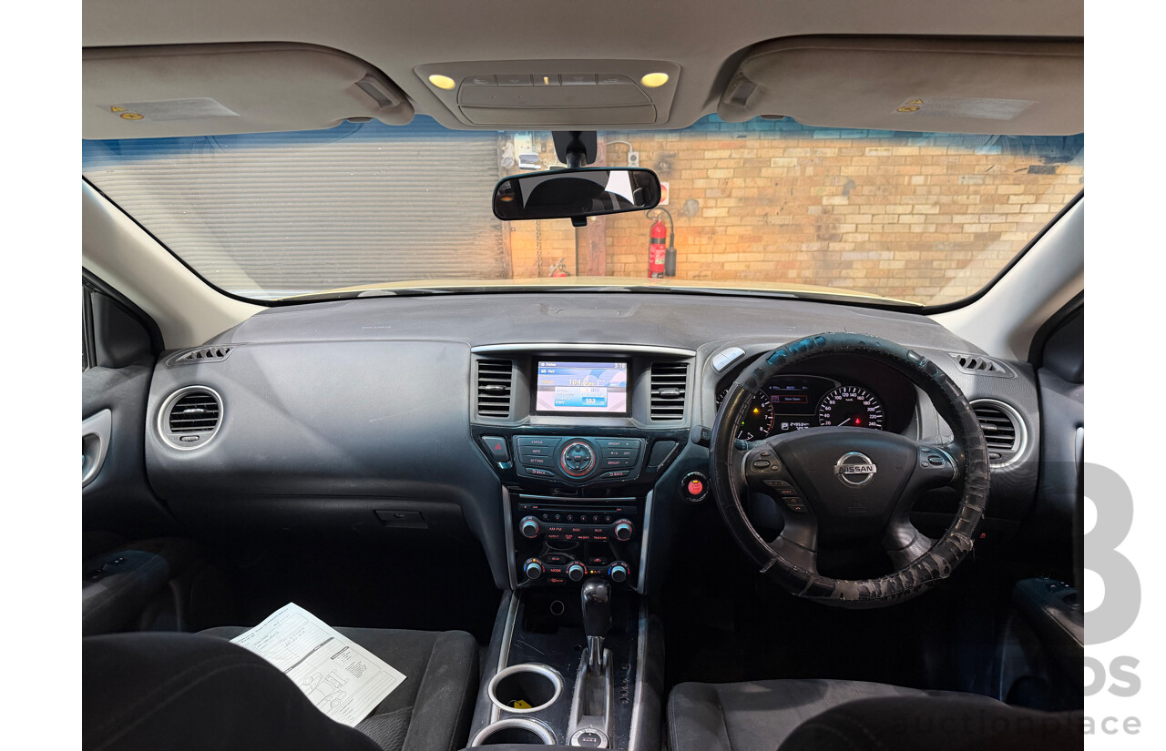 10/2013 Nissan Pathfinder ST (4x4) R52 4d Wagon Gold V6 3.5L - 7 Seater
