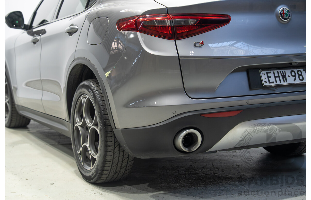 6/2020 Alfa Romeo Stelvio (AWD) 949 4d Wagon Stromboli Grey Metallic Turbo Diesel 2.1L