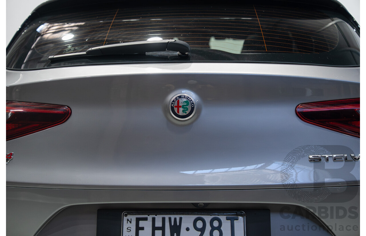 6/2020 Alfa Romeo Stelvio (AWD) 949 4d Wagon Stromboli Grey Metallic Turbo Diesel 2.1L