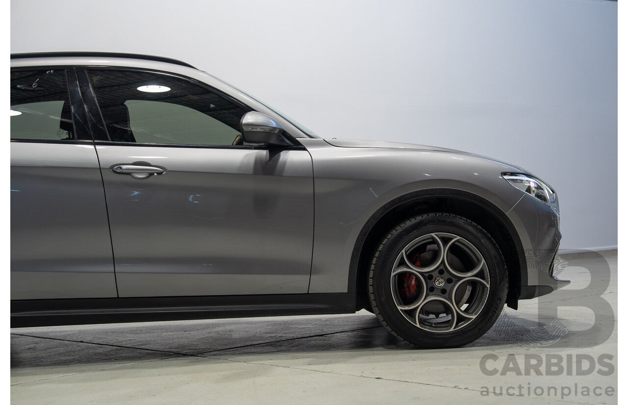 6/2020 Alfa Romeo Stelvio (AWD) 949 4d Wagon Stromboli Grey Metallic Turbo Diesel 2.1L
