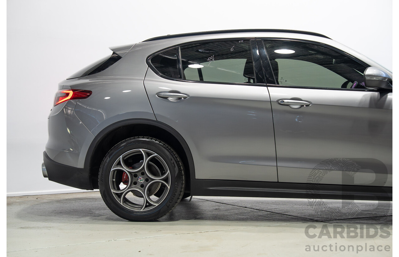 6/2020 Alfa Romeo Stelvio (AWD) 949 4d Wagon Stromboli Grey Metallic Turbo Diesel 2.1L
