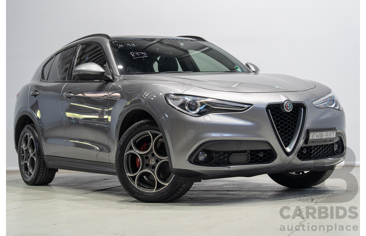 6/2020 Alfa Romeo Stelvio (AWD) 949 4d Wagon Stromboli Grey Metallic Turbo Diesel 2.1L