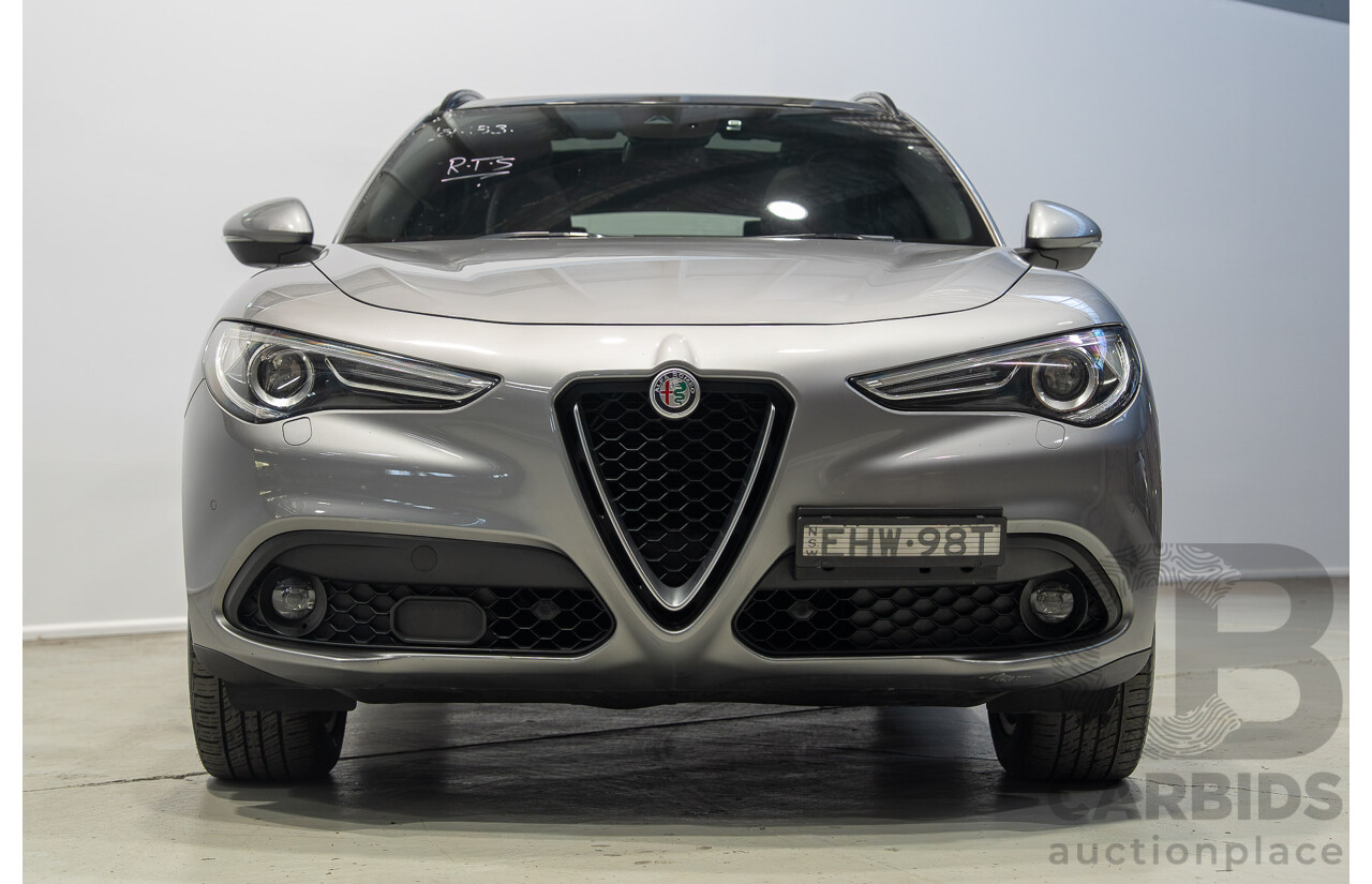 6/2020 Alfa Romeo Stelvio (AWD) 949 4d Wagon Stromboli Grey Metallic Turbo Diesel 2.1L