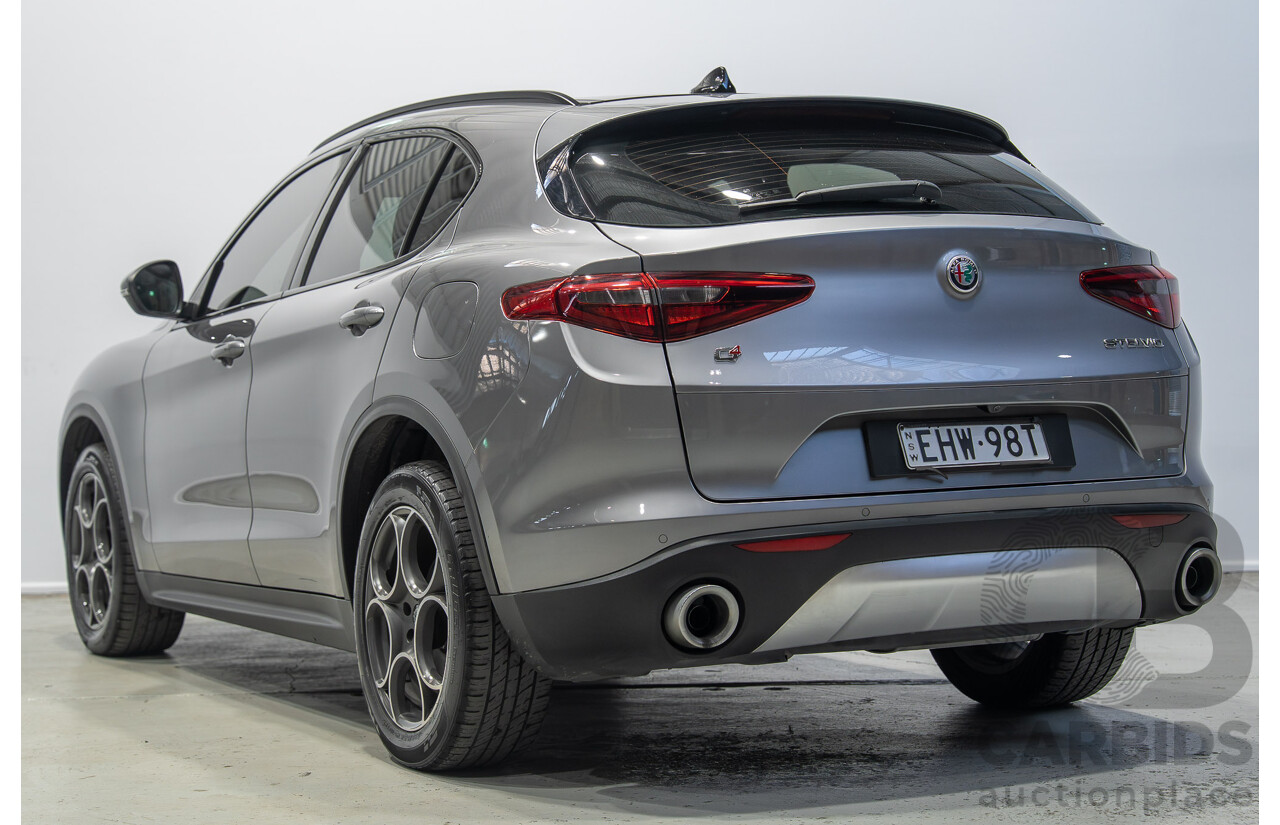 6/2020 Alfa Romeo Stelvio (AWD) 949 4d Wagon Stromboli Grey Metallic Turbo Diesel 2.1L