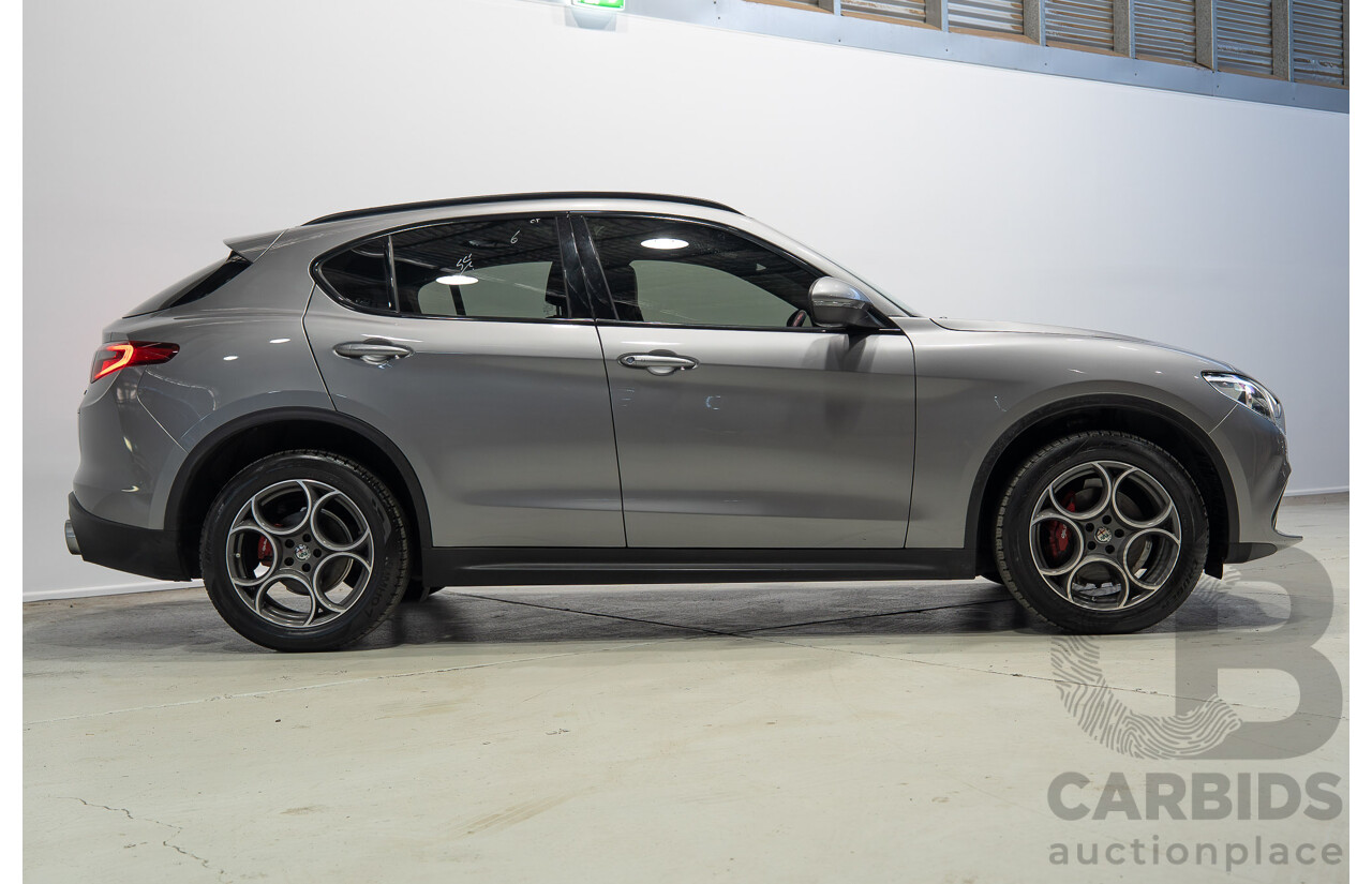 6/2020 Alfa Romeo Stelvio (AWD) 949 4d Wagon Stromboli Grey Metallic Turbo Diesel 2.1L
