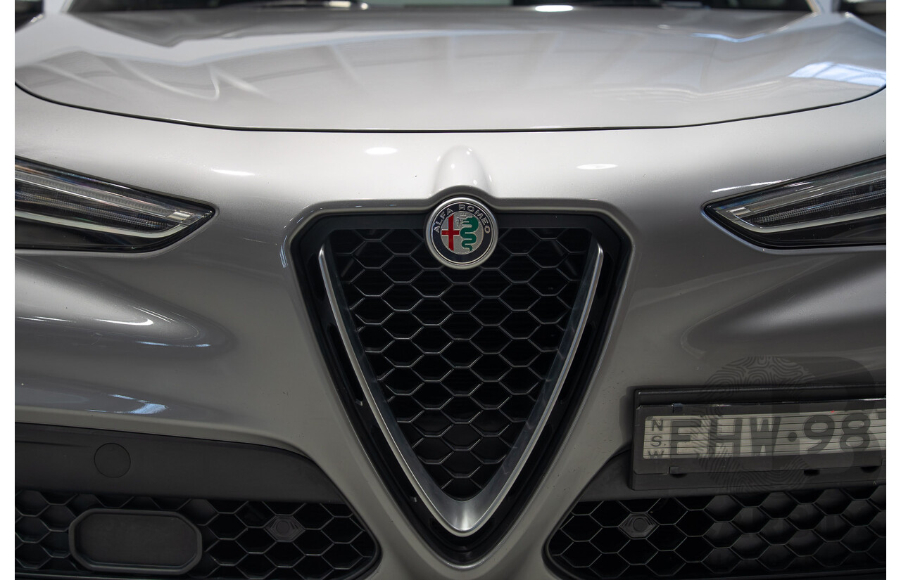 6/2020 Alfa Romeo Stelvio (AWD) 949 4d Wagon Stromboli Grey Metallic Turbo Diesel 2.1L
