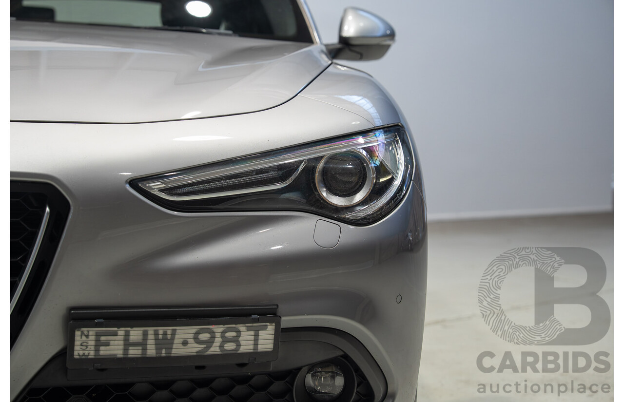 6/2020 Alfa Romeo Stelvio (AWD) 949 4d Wagon Stromboli Grey Metallic Turbo Diesel 2.1L