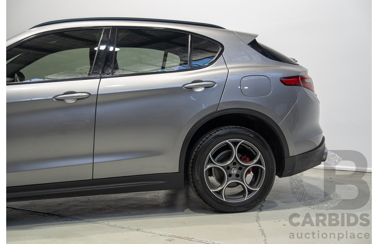6/2020 Alfa Romeo Stelvio (AWD) 949 4d Wagon Stromboli Grey Metallic Turbo Diesel 2.1L