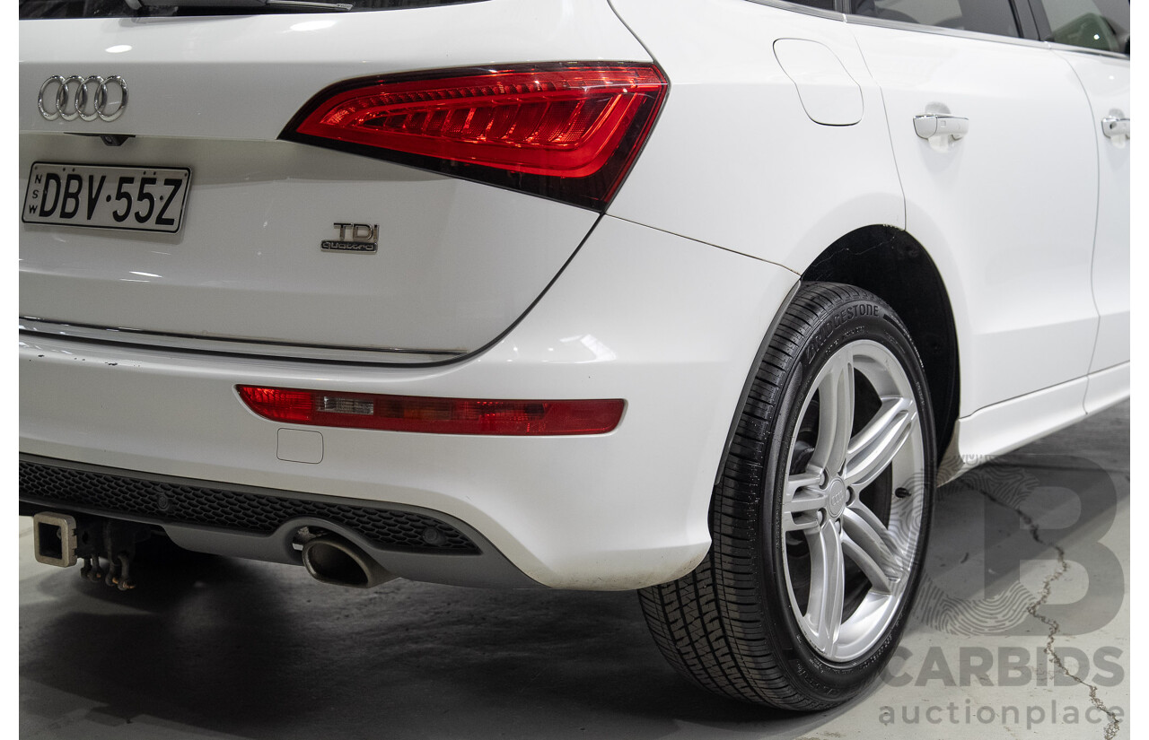 04/2016 Audi Q5 3.0 TDI Quattro (AWD) 8R MY16 4d Wagon Ibis White Turbo Diesel V6 3.0L