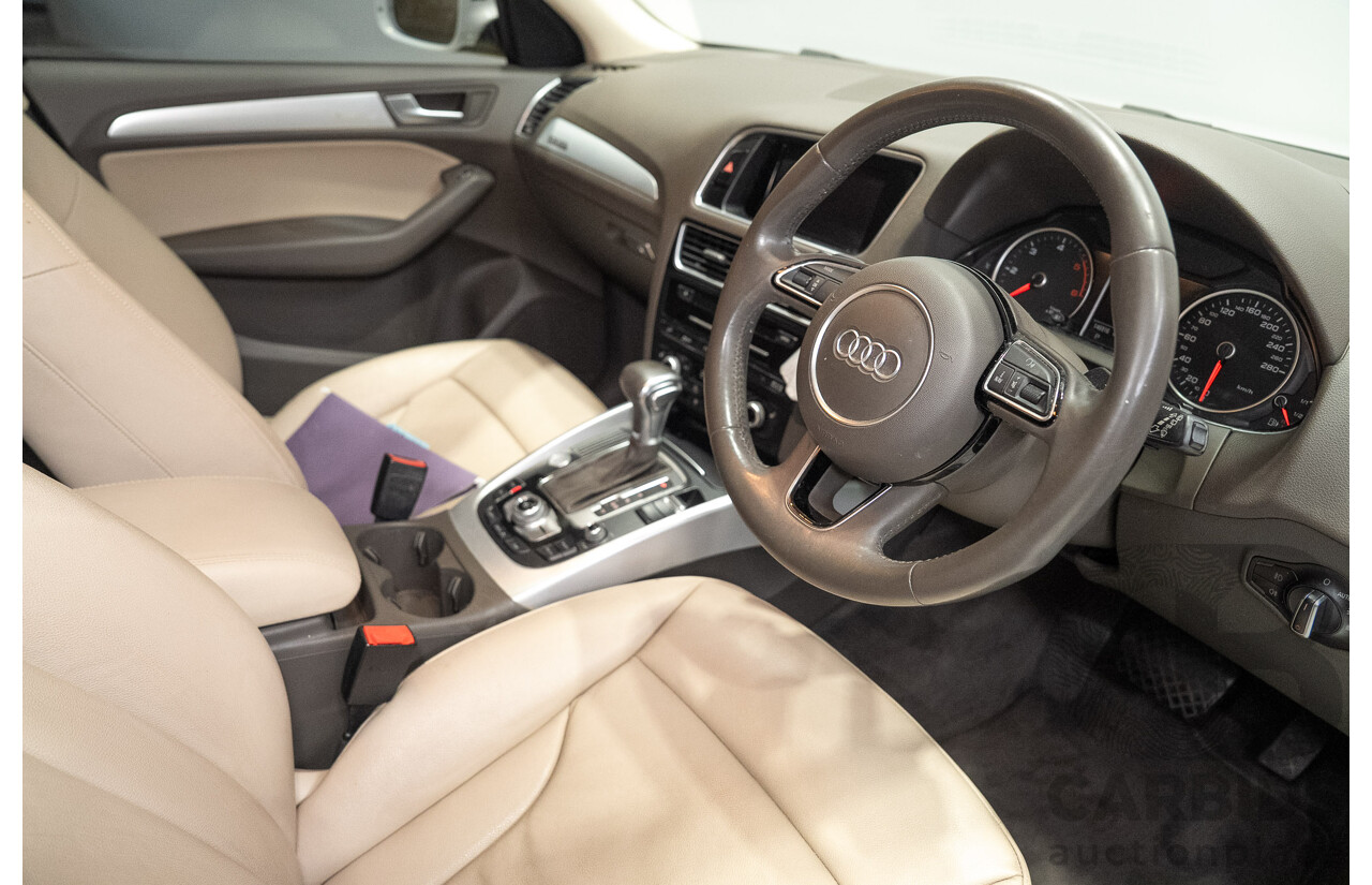 04/2016 Audi Q5 3.0 TDI Quattro (AWD) 8R MY16 4d Wagon Ibis White Turbo Diesel V6 3.0L