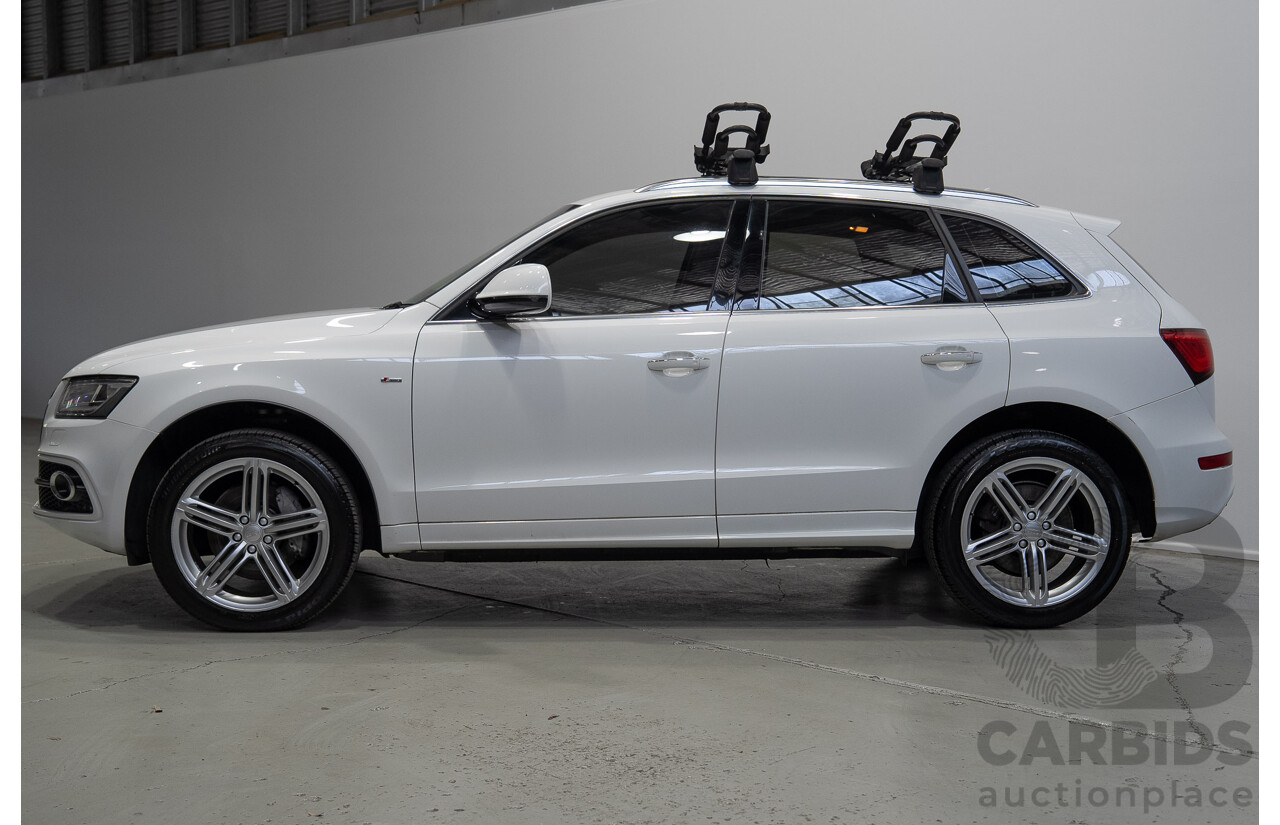 04/2016 Audi Q5 3.0 TDI Quattro (AWD) 8R MY16 4d Wagon Ibis White Turbo Diesel V6 3.0L
