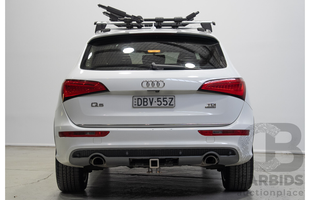 04/2016 Audi Q5 3.0 TDI Quattro (AWD) 8R MY16 4d Wagon Ibis White Turbo Diesel V6 3.0L