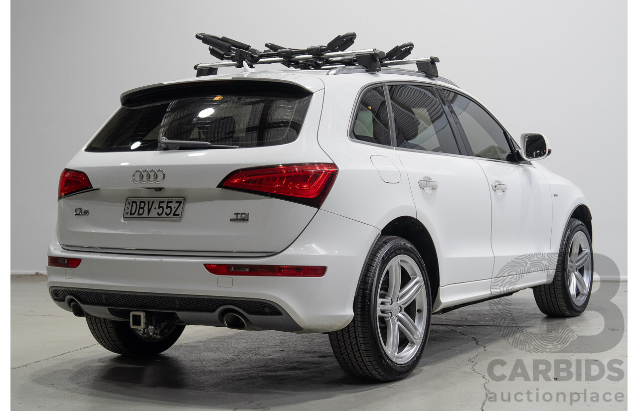 04/2016 Audi Q5 3.0 TDI Quattro (AWD) 8R MY16 4d Wagon Ibis White Turbo Diesel V6 3.0L