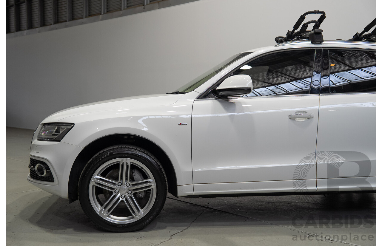 04/2016 Audi Q5 3.0 TDI Quattro (AWD) 8R MY16 4d Wagon Ibis White Turbo Diesel V6 3.0L
