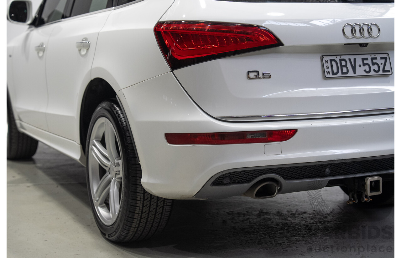 04/2016 Audi Q5 3.0 TDI Quattro (AWD) 8R MY16 4d Wagon Ibis White Turbo Diesel V6 3.0L