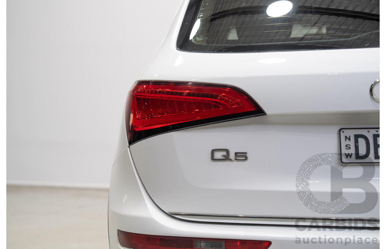 04/2016 Audi Q5 3.0 TDI Quattro (AWD) 8R MY16 4d Wagon Ibis White Turbo Diesel V6 3.0L