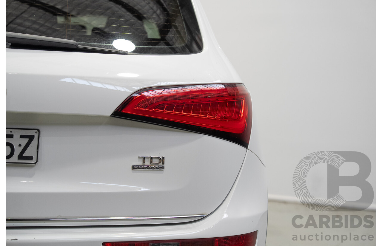 04/2016 Audi Q5 3.0 TDI Quattro (AWD) 8R MY16 4d Wagon Ibis White Turbo Diesel V6 3.0L