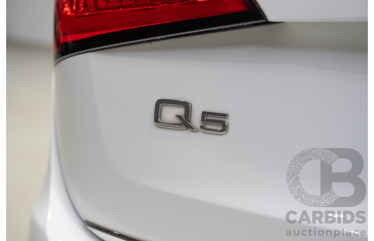 04/2016 Audi Q5 3.0 TDI Quattro (AWD) 8R MY16 4d Wagon Ibis White Turbo Diesel V6 3.0L