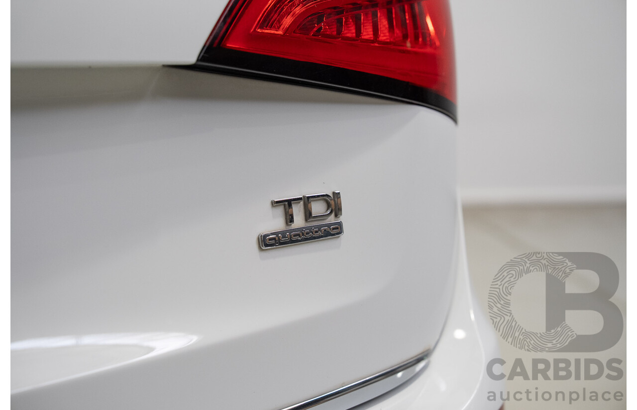 04/2016 Audi Q5 3.0 TDI Quattro (AWD) 8R MY16 4d Wagon Ibis White Turbo Diesel V6 3.0L