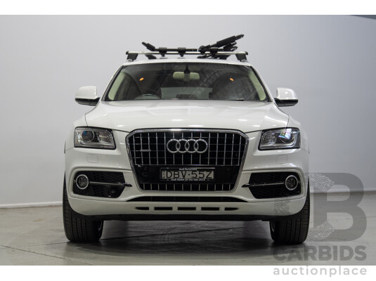 04/2016 Audi Q5 3.0 TDI Quattro (AWD) 8R MY16 4d Wagon Ibis White Turbo Diesel V6 3.0L