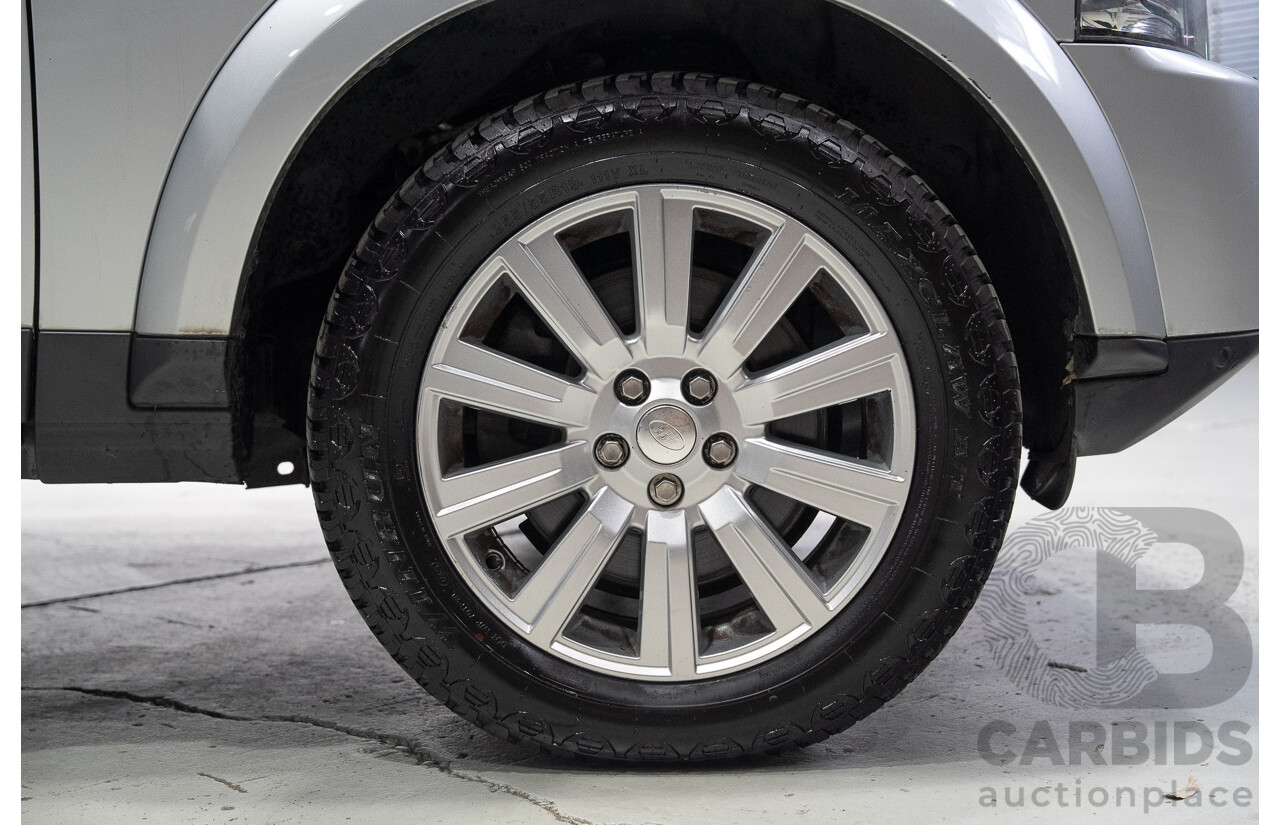07/2014 Land Rover Discovery 4 3.0 TDV6 (4x4) MY14 4d Wagon Indus Silver Twin Turbo Diesel V6 3.0L - 7 Seater