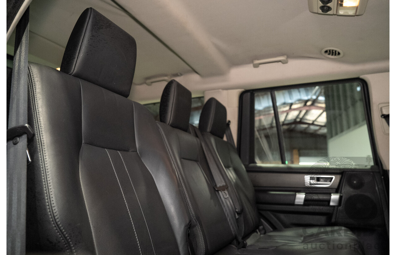 07/2014 Land Rover Discovery 4 3.0 TDV6 (4x4) MY14 4d Wagon Indus Silver Twin Turbo Diesel V6 3.0L - 7 Seater