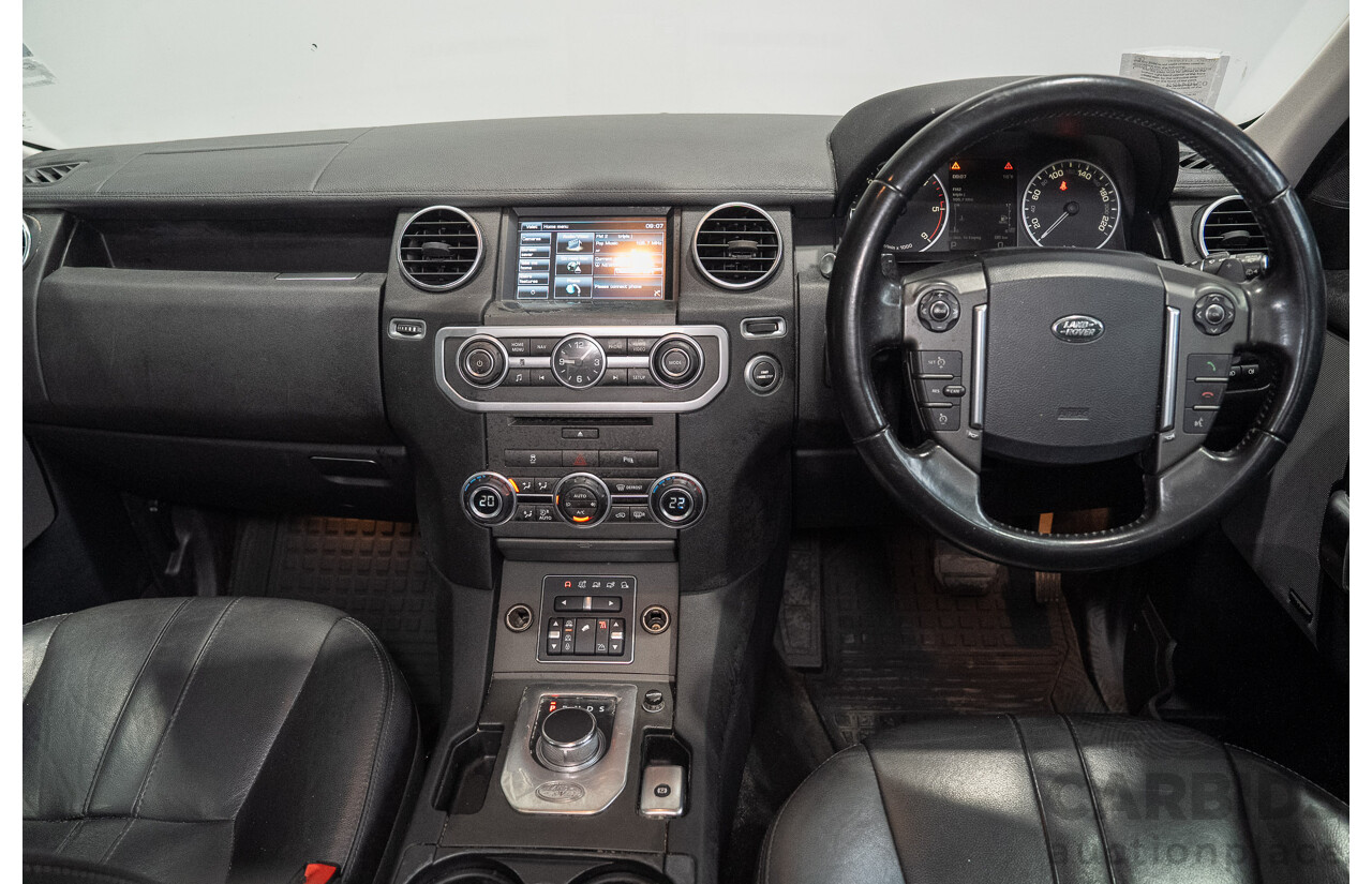 07/2014 Land Rover Discovery 4 3.0 TDV6 (4x4) MY14 4d Wagon Indus Silver Twin Turbo Diesel V6 3.0L - 7 Seater