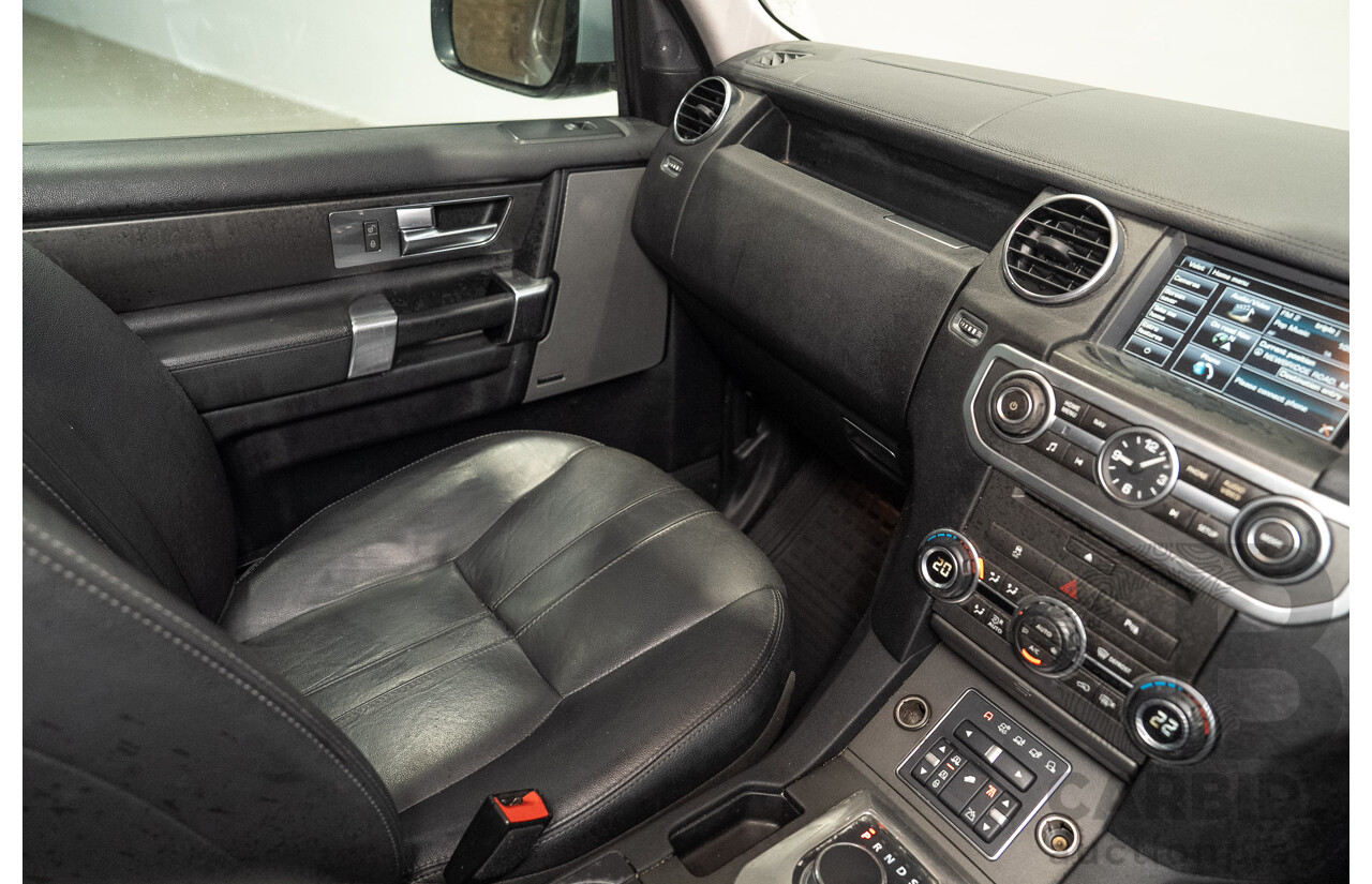 07/2014 Land Rover Discovery 4 3.0 TDV6 (4x4) MY14 4d Wagon Indus Silver Twin Turbo Diesel V6 3.0L - 7 Seater