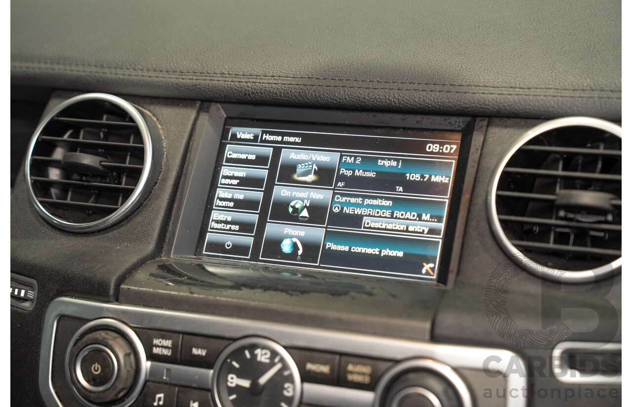 07/2014 Land Rover Discovery 4 3.0 TDV6 (4x4) MY14 4d Wagon Indus Silver Twin Turbo Diesel V6 3.0L - 7 Seater