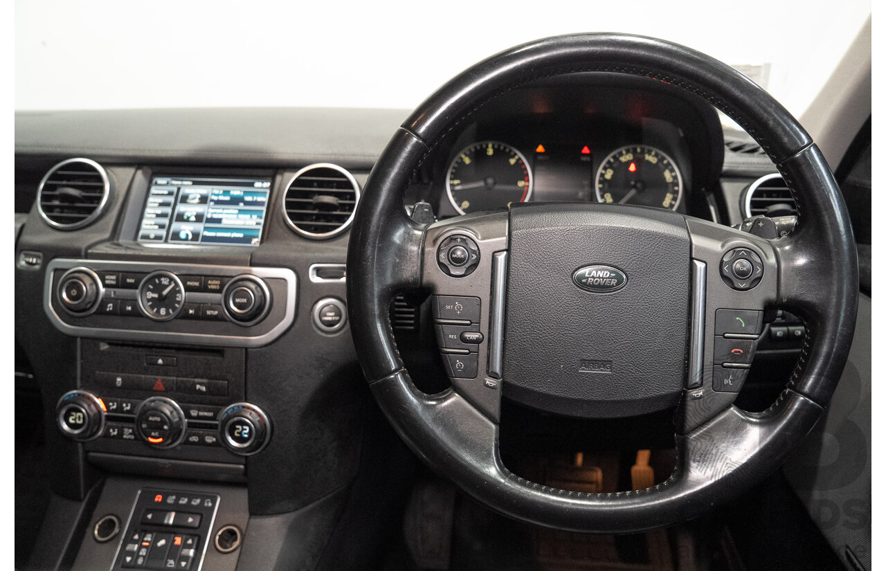 07/2014 Land Rover Discovery 4 3.0 TDV6 (4x4) MY14 4d Wagon Indus Silver Twin Turbo Diesel V6 3.0L - 7 Seater