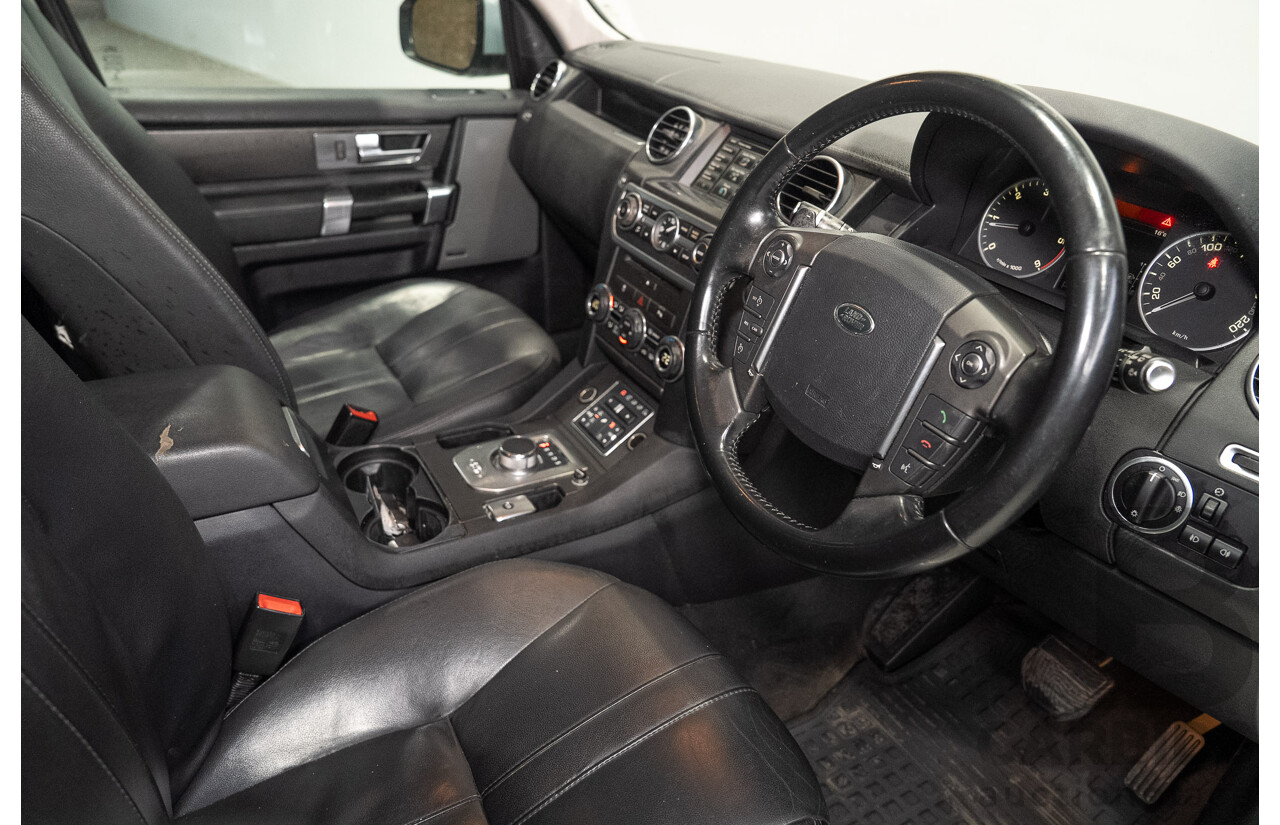 07/2014 Land Rover Discovery 4 3.0 TDV6 (4x4) MY14 4d Wagon Indus Silver Twin Turbo Diesel V6 3.0L - 7 Seater