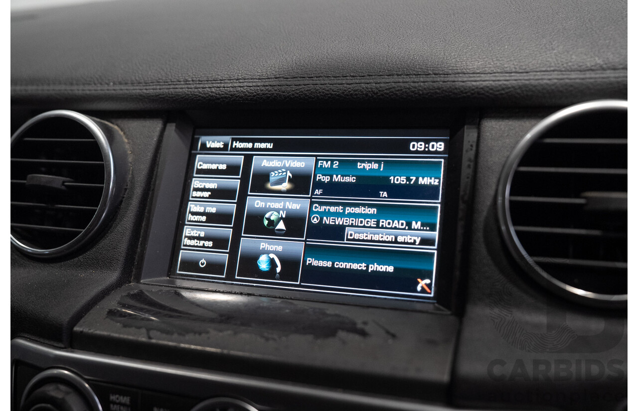 07/2014 Land Rover Discovery 4 3.0 TDV6 (4x4) MY14 4d Wagon Indus Silver Twin Turbo Diesel V6 3.0L - 7 Seater
