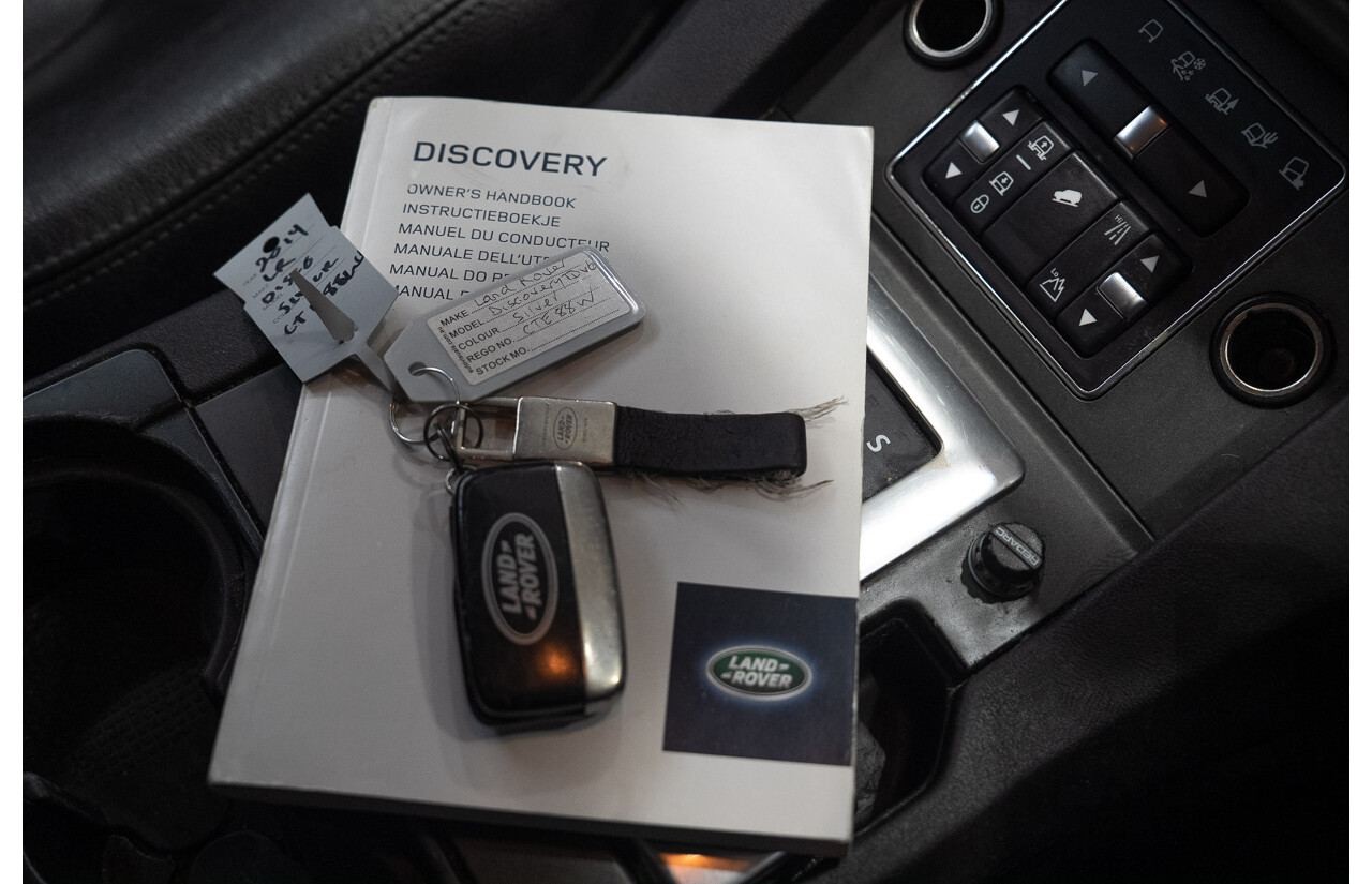 07/2014 Land Rover Discovery 4 3.0 TDV6 (4x4) MY14 4d Wagon Indus Silver Twin Turbo Diesel V6 3.0L - 7 Seater