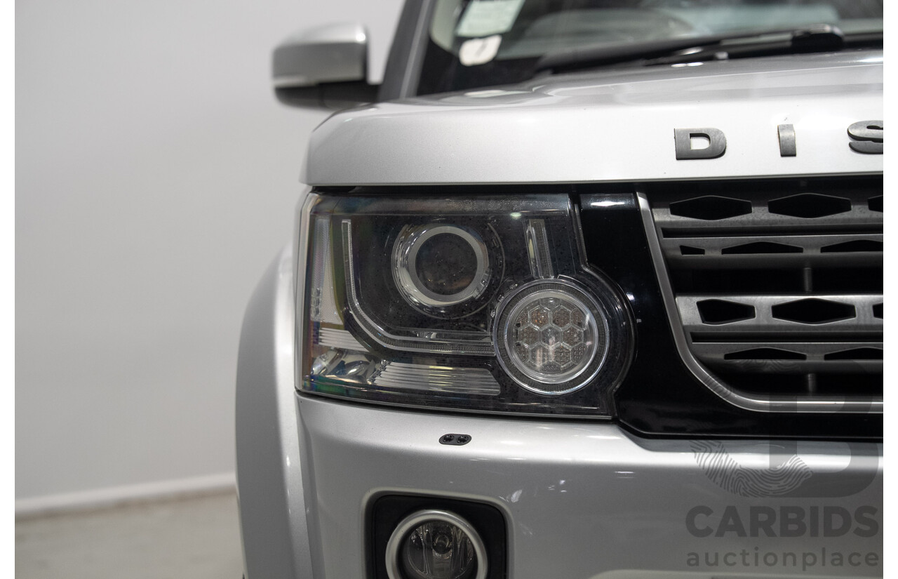 07/2014 Land Rover Discovery 4 3.0 TDV6 (4x4) MY14 4d Wagon Indus Silver Twin Turbo Diesel V6 3.0L - 7 Seater