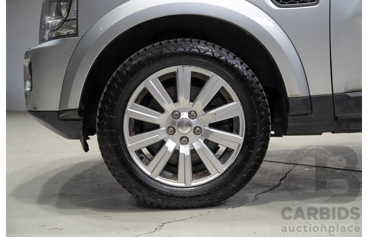 07/2014 Land Rover Discovery 4 3.0 TDV6 (4x4) MY14 4d Wagon Indus Silver Twin Turbo Diesel V6 3.0L - 7 Seater