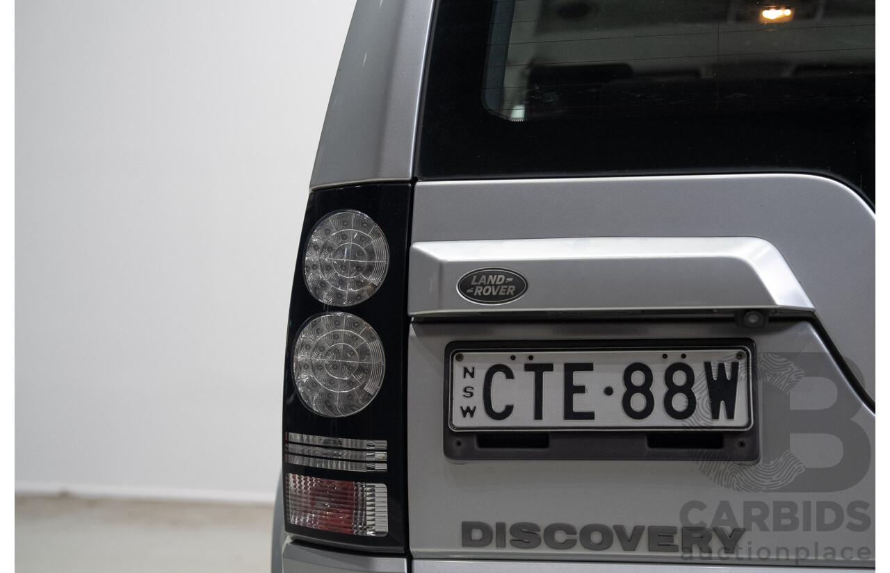 07/2014 Land Rover Discovery 4 3.0 TDV6 (4x4) MY14 4d Wagon Indus Silver Twin Turbo Diesel V6 3.0L - 7 Seater