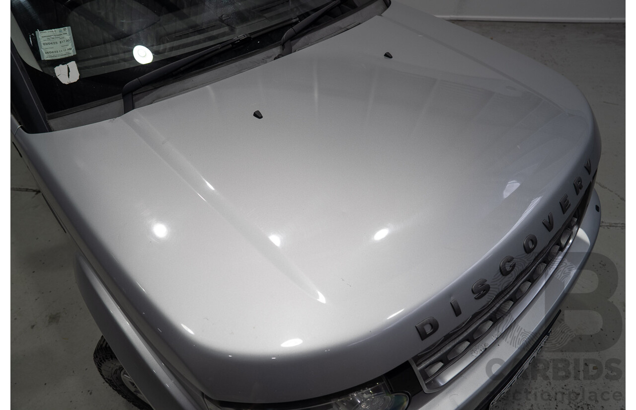 07/2014 Land Rover Discovery 4 3.0 TDV6 (4x4) MY14 4d Wagon Indus Silver Twin Turbo Diesel V6 3.0L - 7 Seater