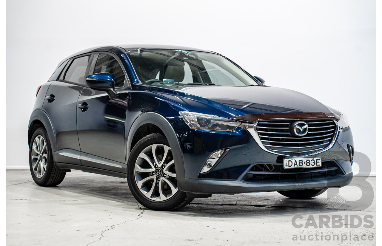 03/2015 Mazda Cx-3 Akari (AWD) DK 4d Wagon Blue Turbo Diesel 1.5L